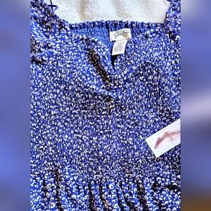 Jessica Simpson Sweetheart Peasant Boho dress size large